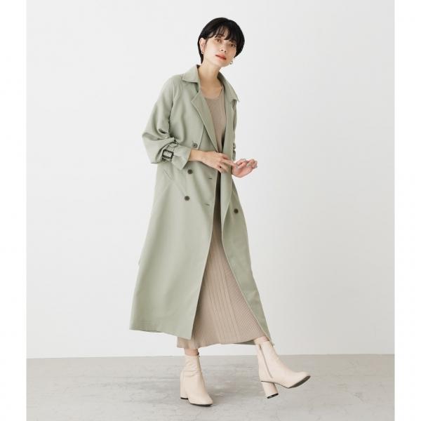 Single Flap Trench Coat シングルフラップトレンチコート レディース アウター コート 長袖 Markdown 250ess30 057c Azul By Moussy 通販 Yahoo ショッピング