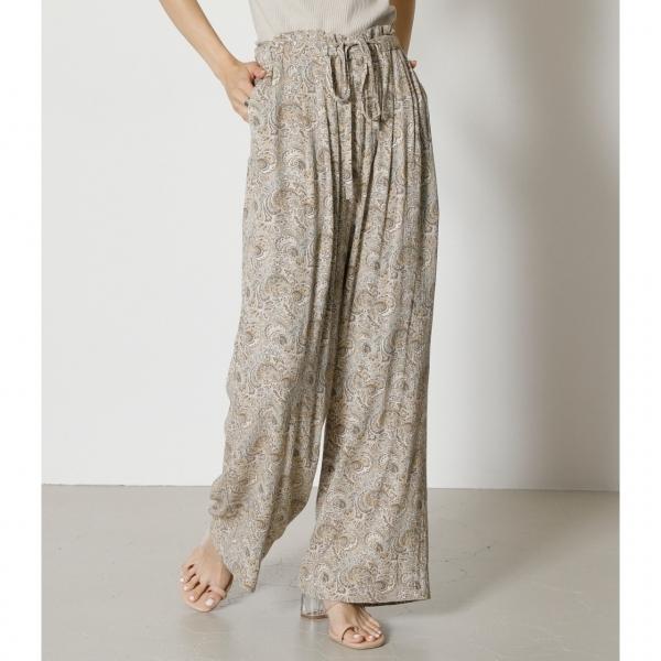 AZUL BY MOUSSY PAISLEY PANTS/ペイズリーパンツ/レディース/ボトムス 