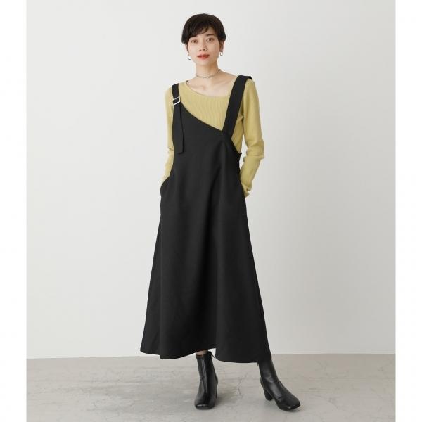 Asymmetry Jumper Skirt アシンメトリージャンパースカート レディース ワンピース ワンピース ノースリーブ Markdown 250esz33 251c Azul By Moussy 通販 Yahoo ショッピング