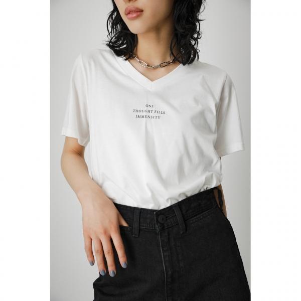 Small Logo V N Tee スモールロゴvネックtシャツ レディース トップス カットソー 半袖 Markdown 250fac90 315g Azul By Moussy 通販 Yahoo ショッピング