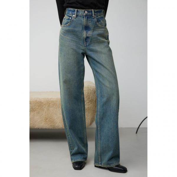 AZUL BY MOUSSY DENIM ハイウエストワイドデニム/レディース AZUL BY MOUSSY DENIM ハイウエストワイドデニム/レディース