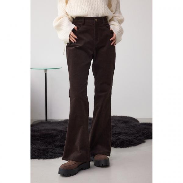 AZUL BY MOUSSY（アズールバイマウジー） コーデュロイフレアパンツ