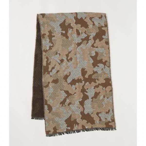 Camo Pattern Muffler カモパターンマフラー メンズ ファッション小物 マフラー ストール Markdown 251dam56 394i Azul By Moussy 通販 Yahoo ショッピング