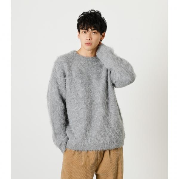 Shaggy Pullover Knit シャギープルオーバーニット メンズ トップス ニット 長袖 Markdown 251day70 135i Azul By Moussy 通販 Yahoo ショッピング