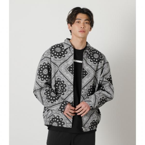 Bandana Zip Jacket バンダナジップジャケット メンズ アウター ジャケット 長袖 251esy30 053c Azul By Moussy 通販 Yahoo ショッピング