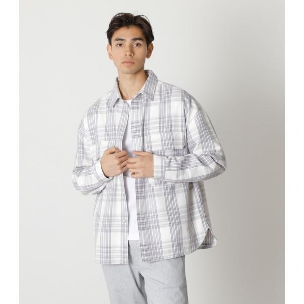 Check Shirt Jacket チェックシャツジャケット メンズ アウター ブルゾン 長袖 251esy30 059c Azul By Moussy 通販 Yahoo ショッピング