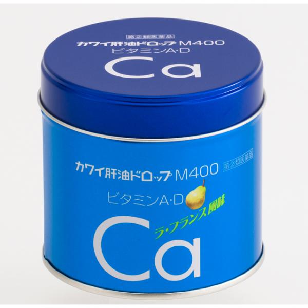 カワイ　肝油　ドロップ　M　400 　180粒 　　指定第２類医薬品　4987049218398