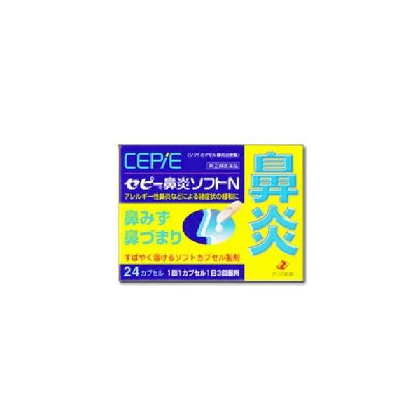 他サイト： 【指定第2類医薬品】　　セピー鼻炎ソフトN 　　24カプセルの商品画像
