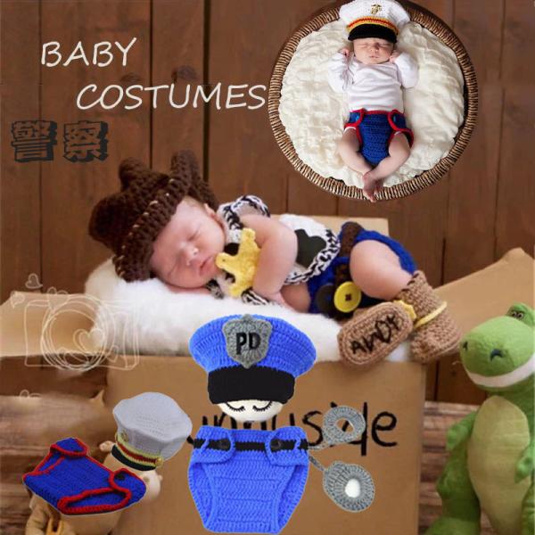 ■商品名：（カウボーイ）ベビーニューボーンフォント☆★☆彡おすすめポイント☆彡☆★☆★☆オススメポイント☆記念撮影やお食い初めなどにも☆自宅写真撮影や出産祝い、ギフトなどにも喜ばれています■サイズ：ジャケット着長約：23ｃｍ　身幅約：22ｃ...