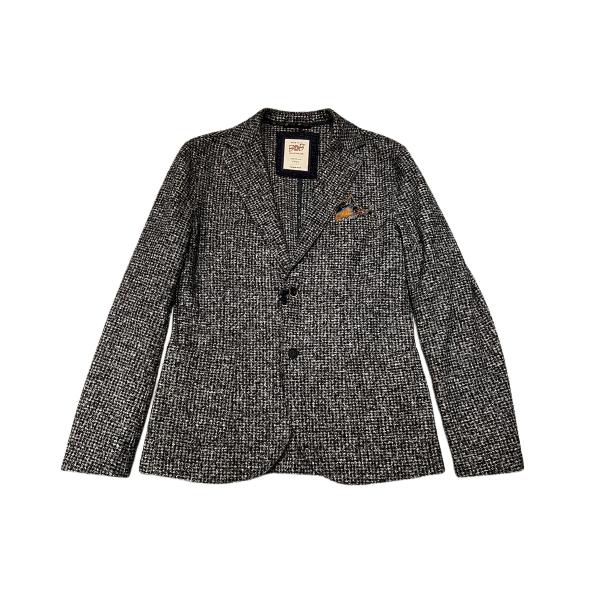 BOB ボブ ツィード ジャケット 新作74751125-1005グレー : AZUR