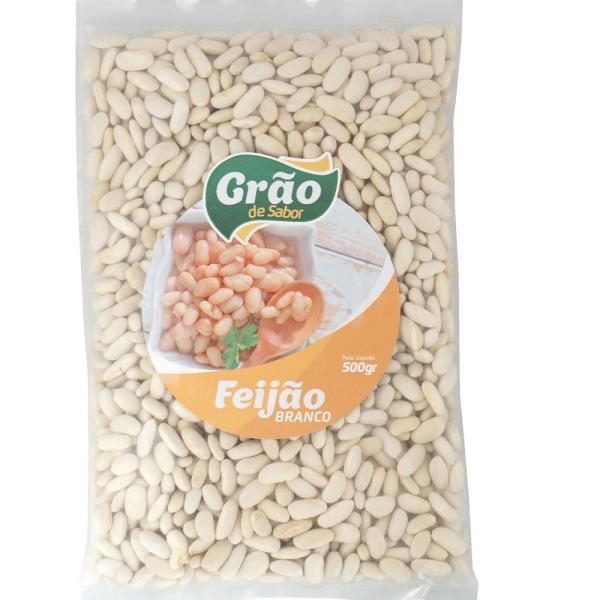白いんげん豆Feijao Branco フェジョンブランコ白隠元豆は粒の大きさも色々ですがブラジルで1番好まれているのはこのくらいの中粒です。白餡作りの他に、ビーンズサラダ（豆サラダ）や煮込み料理、カスレにも良く使われています。品名：白いん...