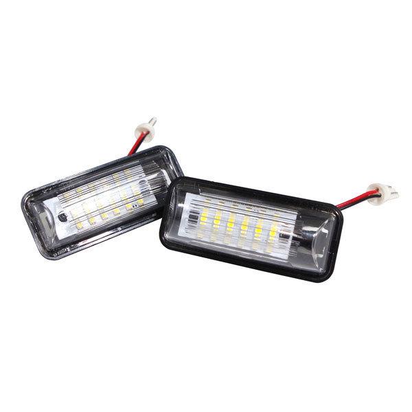 スバル ナンバー灯 LED ユニット エクシーガ クロスオーバー７ YAM 専用設計 純正交換タイプ 2個セット 36発SMD//送料無料