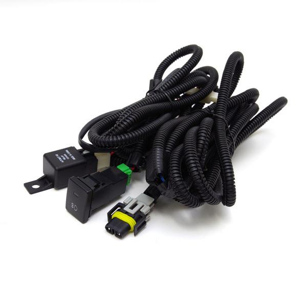 AZ製 タント LA600S/LA610S 後付 フォグ リレー ハーネス LEDスイッチ