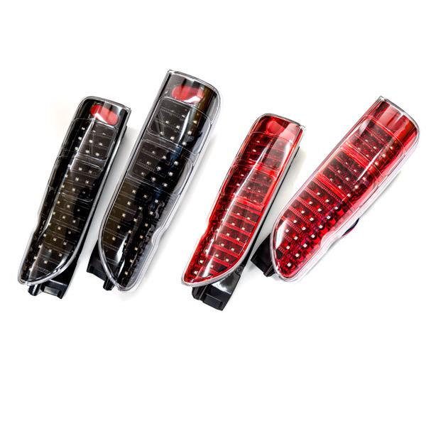 AZ) 200系 ハイエース フルLEDテールランプ フルレッド/フルブラック  