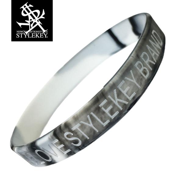 STYLEKEY スタイルキー シリコンリストバンド MARBLE SILICONE WRISTBAND(SK99ET-SWB01) ストリート系 ヒップホップ B系 ラバーリストバンド