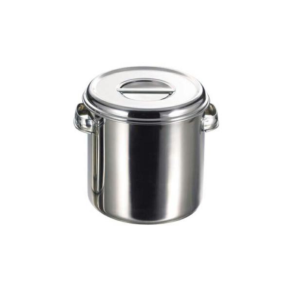 シェフ 丸型キッチンポット 22cm 手付 ( フタ付 容器 丸型 酸化防止