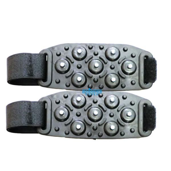 ☆☆商品サイズ☆☆  ○サイズ：W118×5×H12mm○クツ適応サイズ：23.5〜28cm○重量：約80g○材質：合成ゴム、鉄、他 ☆☆ここに注目☆☆  ▼いつでもどこでも簡単に使えるクツ用滑り止め▼通勤やおでかけ、旅行などで凍結や圧雪時...