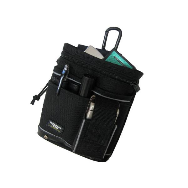 携帯小物入れ 反射ライン付小物ケース RF-95 カラビナ付 小物ケース