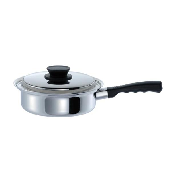 ウルシヤマ金属工業 鍋 IH鍋 片手鍋 ガス火 IH対応 20cm 一人鍋 保温鍋