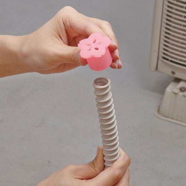 エアコン ドレンホース キャップ カバー  防虫 虫除け ゴキブリ 害虫 土 ゴミ詰まり 3個セット ドレンキャップ エアコンホース ドレンホースカバー