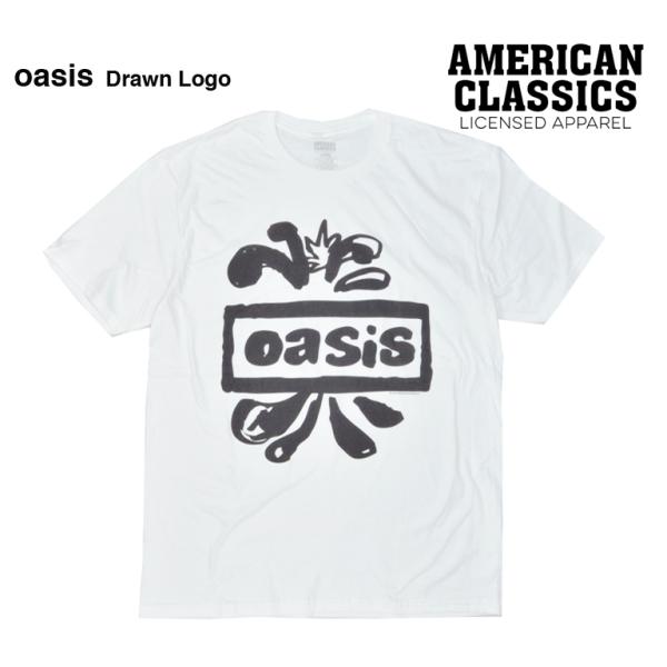 AMERICAN CLASSICS OASIS オアシス Tシャツ Drawn Logo ドロウン・ロゴ ロックTシャツ バンドTシャツ アメリカン クラッシックス
