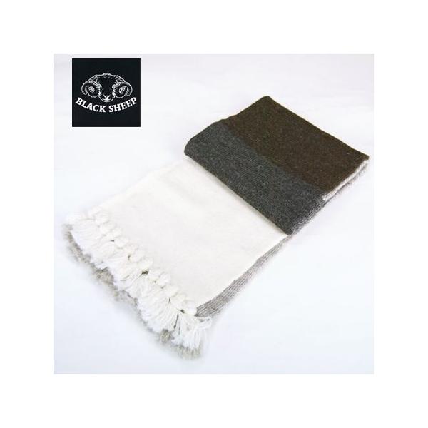 [専用品]新品 ブラックシープ  マフラー Black Sheep ブラックシープ パッチワーク ニット マフラー KNIT