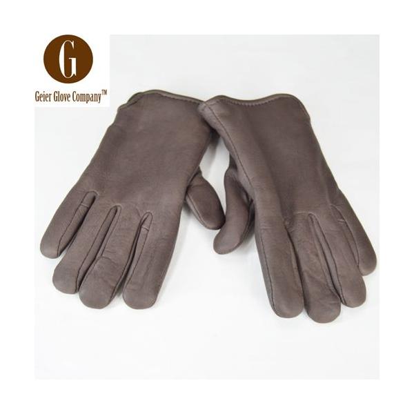 GEIER GLOVE ガイヤーグローブ ディアスキン レザーグローブ  DEERSKIN LEATHER GLOVE 鹿革グローブ  鹿革手袋 ブラウン