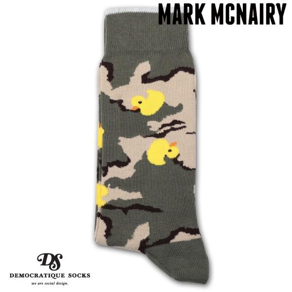 Mark McNairy x DEMOCRATIQUE SOCKS Camo Ducks マークマクナイリーx デモクラティックソックス コラボ カモダックスソックス  靴下 メンズクルーソックス