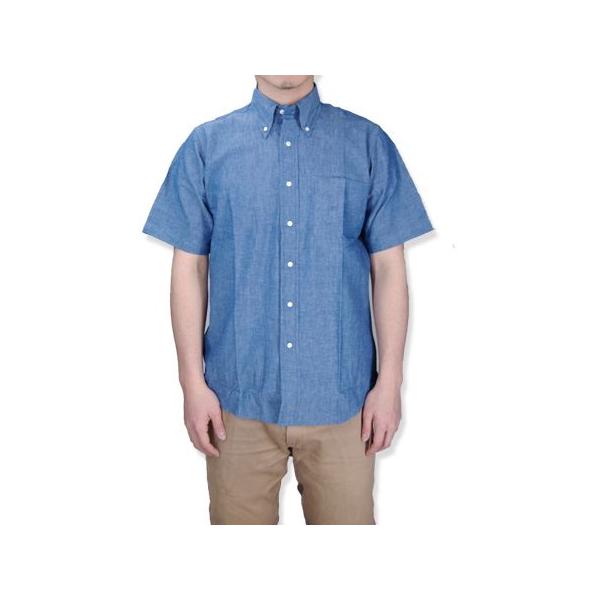 The Baggy バギー ボタンダウン シャンブレーシャツ ブルー ボタンダウン 半袖シャツ メンズ S S Shirts Blue Buyee Buyee Japanese Proxy Service Buy From Japan Bot Online