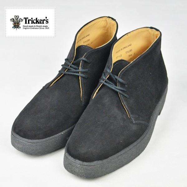 Tricker's トリッカーズ MUD GUARD CHUKKA BOOTS [SUEDE Tricker's トリッカーズ MUD GUARD CHUKKA BOOTS [SUEDE