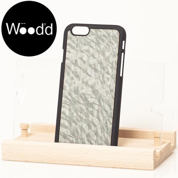 Wood'd ウッド iPhone covers ウッド 天然木 アイフォーンカバー iPhoneケース iPhone6/6S 対応 CARBALHO LT BLUE ライトブルー