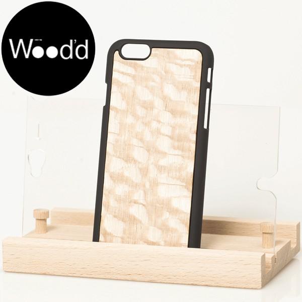 Wood'd ウッド iPhone covers ウッド 天然木 アイフォーンカバー iPhoneケース iPhone6/6S 対応 CARBALHO WHITE  ホワイト