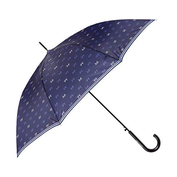 [ミックスファクトリー] リボンドット柄 長傘 雨傘 婦人傘 りぼん シンプル オシャレ かわいい レディース 62181 21-302-621