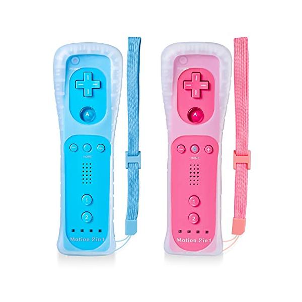 Wiiリモコン プラス ２個セット ao+pink Wii コントローラー Wiiモーションプラス スピーカーCMOS機能付き Wii 対応 コ