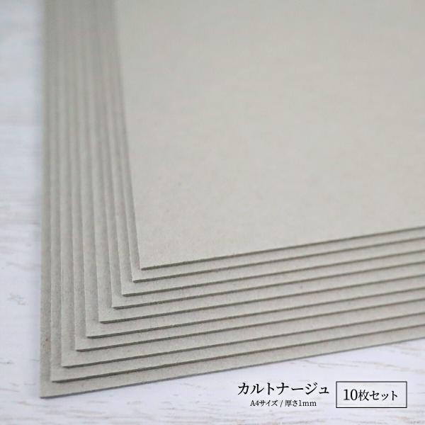 日本製 カルトナージュ 材料 厚紙 A4サイズ 厚さ1mm 10枚セット
