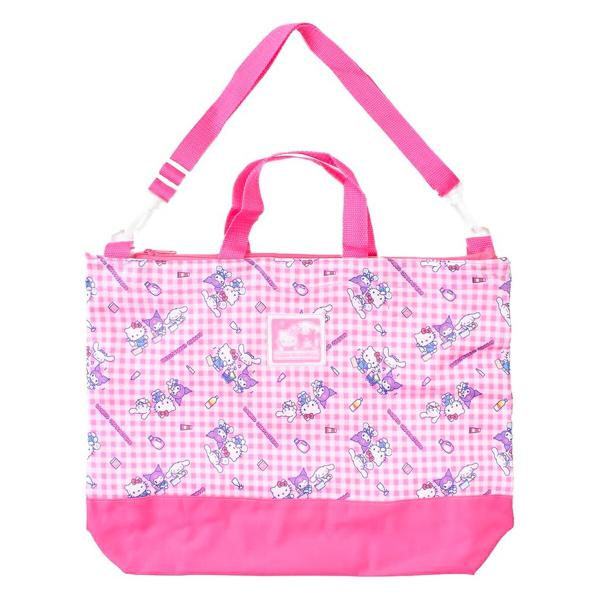 説明 ◎かわいくて便利◎大人気サンリオキャラクターズの2Wayトートバッグ！手提げと肩掛けの両方で使えるから通学や習い事にもぴったり。大容量で使いやすく、入園・入学準備におすすめのアイテムです。【ポイント】・手提げ＆ショルダーの2Way仕様...