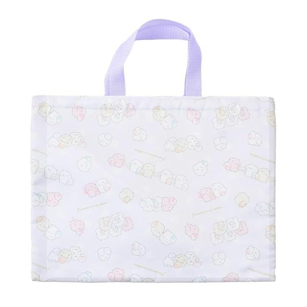 説明 ふんわりねころんのかわいいレッスンバッグが登場！習い事の荷物や教科書などが入るサイズです◎習い事や通学、サブバッグとしても使いやすく、入園・入学準備にぴったりなアイテムです。【ポイント】・ふんわりねころんの人気キャラクターデザイン・教...