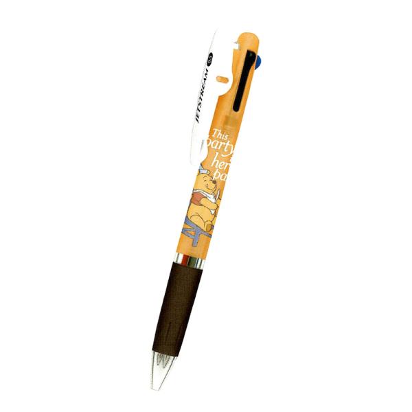 くまのプーさん 3色ボールペン 黒 赤 青 0.5mm ジェットストリーム
