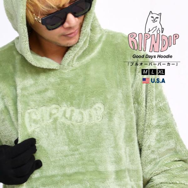 RIPNDIP（リップンディップ） フリースパーカー シェルパ ボア RIPNDIP