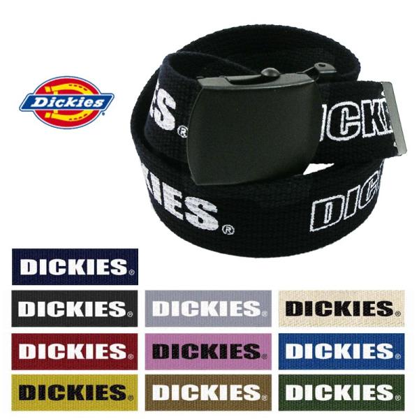 DICKIES ディッキーズ GIベルト GI ガチャベルト ロゴネームプリント メンズ DS0876I メール便対応