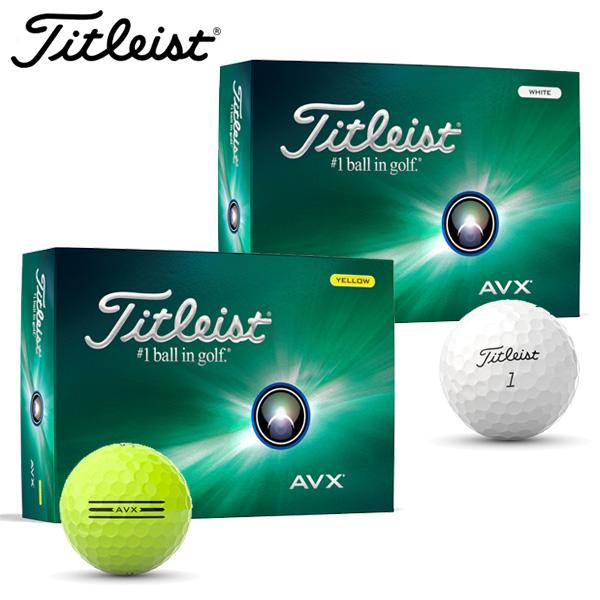 Titleist タイトリスト AVX ゴルフボール 1ダース(12球) 2024年 Titleist タイトリスト AVX ゴルフボール 1ダース(12球) 2024年