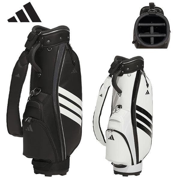 アディダス ゴルフ(adidasGOLF) エッセンシャルカート キャディバッグ LOP17 (8.5型 軽量2.8kg) メンズ 2026年秋冬【♪】