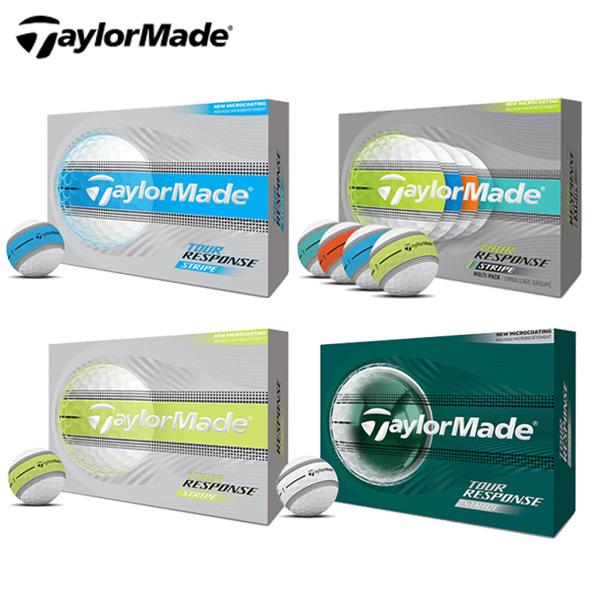 テーラーメイド(TaylorMade) 2026 ツアーレスポンス ストライプ(TOUR-RESPONSE-STRIPE) ゴルフボール 1ダース(12球) 2026年モデル(日本正規品)