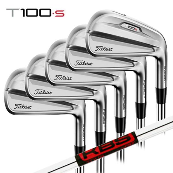 特注 納期2-6週) タイトリストT100sアイアンセット(#6-Pwの5本) KBS