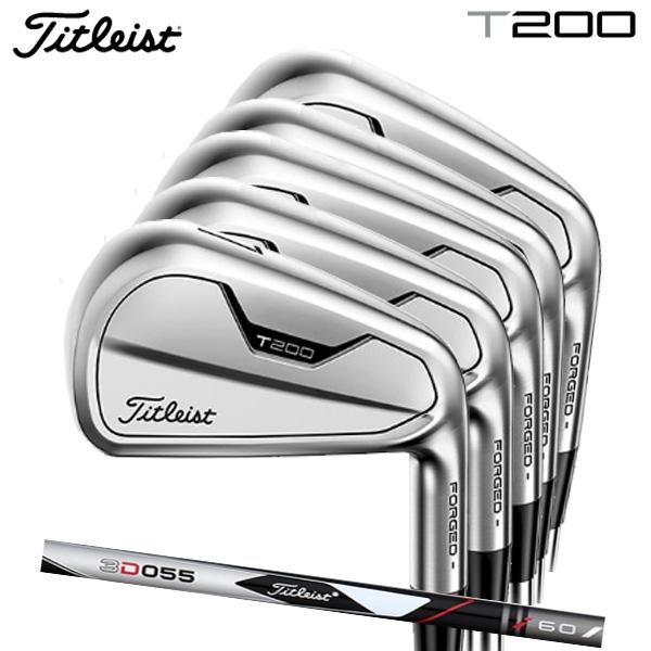タイトリスト T200アイアンセット(#6-Pwの5本) 3D055 シャフト ゴルフ