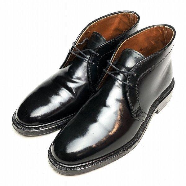 オールデンalden ユナイテッドアローズ 1340 7 コードバン コードヴァン チャッカ ファッション ブーツ 7 靴 メンズ 靴 中古 S0100 007 靴磨き専門店シューズマスター