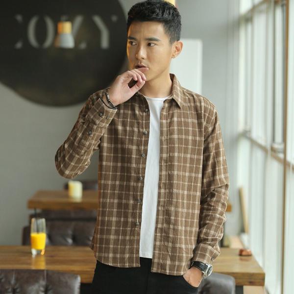 シャツ メンズ 長袖 ネルシャツ チェックシャツ グレンチェック チェック柄 カジュアルシャツ 秋 冬 Buyee Buyee Japanese Proxy Service Buy From Japan Bot Online