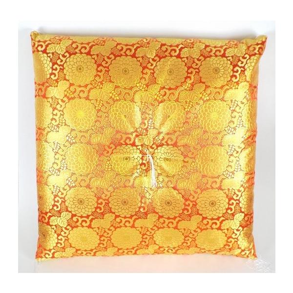 座布団 赤金欄 : お仏壇の野田 - 通販 - Yahoo!ショッピング