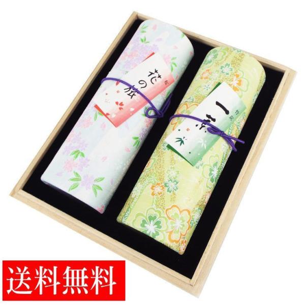 線香 進物線香 奥野晴明堂 花くらべ 花の旅 桜 竹炭 一葉