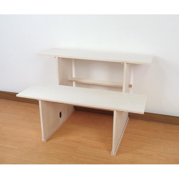 祭壇 木製 後飾り祭壇2段（2尺5寸 75cm用）木製台 組み立て式